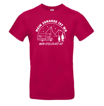 T-Shirt "Zuhause ist, wo mein Stellplatz ist"